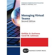 Managing Virtual Teams by Dufrene, Debbie D., 9781631574054