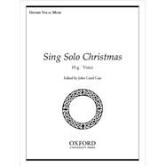 Sing Solo Christmas by Case, John Carol, 9780193854055