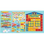 All-In-One Schoolhouse Calendar Bulletin Board School House Calendar by Scholastic Inc.; Scholastic; Scholastic Inc., 9780439394055