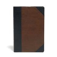KJV Large Print Personal Size Reference Bible, Black/Brown Leathertouch by Unknown, 9781087734071