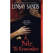 Bite To Remember by Sands Lynsay, 9780060774073