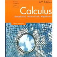 Calculus: Graphical, Numerical, Algebraic,  AP Edition by Finney, Ross L.; Demana, Franklin; Waits, Bert K.; Kennedy, Daniel, 9780132014083