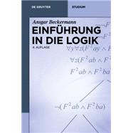 Einfuhrung in Die Logik by Beckermann, Ansgar, 9783110354089