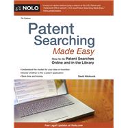 Patent Searching Made Easy by Hitchcock, David, 9781413324099