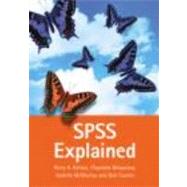 SPSS Explained by Hinton; Perry R., 9780415274104