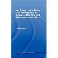 Essay on History and Management: Essay Hist Management by Hole,James, 9780714624105