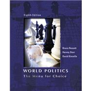 World Politics The Menu for Choice by Russett, Bruce; Starr, Harvey; Kinsella, David, 9780534604127