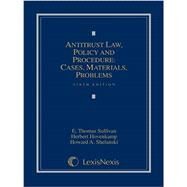 Antitrust Law, Policy, and Procedure Cases, Materials, Problems by E. Thomas Sullivan, Herbert Hovenkamp, Howard A. Shelanski, Christopher Leslie, 9781531014148
