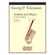Andante and Allegro Tuba by Telemann, Georg Philipp; Chidester, L.W., 9781581064155