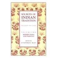 Sources of Indian Tradition by Hay, Stephen, 9780231064156