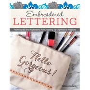 Embroidered Lettering by Valencia, Debra, 9781497204157