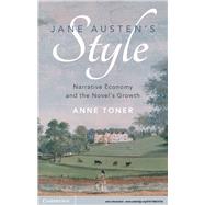 Jane Austen's Style by Toner, Anne, 9781108424158