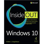 Windows 10 Inside Out by Bott, Ed; Stinson, Craig, 9780136784159