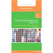 Contemporary Topics 2 Streaming Video Access Code Card by Kisslinger, Ellen, 9780133994162