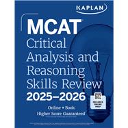 MCAT Critical Analysis and Reasoning Skills Review 2025-2026 Online + Book by Unknown, 9781506294162