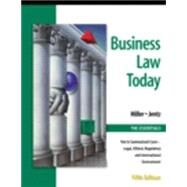 Business Law Today, The Essentials Text, Summarized Cases, Legal, Ethical, Regulatory, and International Environment with The Online Legal Research Guide by Miller, Roger LeRoy; Jentz, Gaylord A., 9780324004168