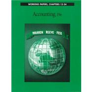 Working Papers by Warren, Carl S.; Fess, Philip E.; Reeve, James M., 9780538874168