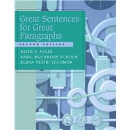 Great Sentences for Great Paragraphs by Folse, Keith S.; Muchmore-Vokoun, April, 9780618444168