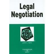 Legal Negotiation by Teply, Larry L., 9780314154170