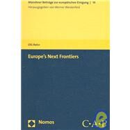 Europe's Next Frontiers by Rehn, Olli, 9783832924171