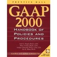 Gaap Handbook of Policies and Procedures, 2000 Ed. by Siegel, Joel G., 9780130124173