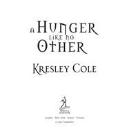 A Hunger Like No other by Kresley Cole, 9781849834186