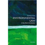 Environmental Law: A Very Short Introduction by Fisher, Elizabeth, 9780198794189