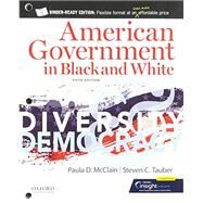 American Government in Black and White Diversity and Democracy by McClain, Paula D.; Tauber, Steven C., 9780197534205