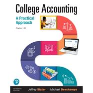 College Accounting by Jeffrey Slater; Mike Deschamps, 9780137504206