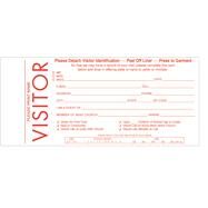 Visitor's card with name tag by Broadman Church Supplies Staff, 9780805474206