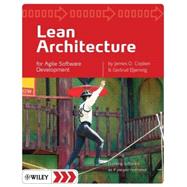 Lean Architecture for Agile Software Development by Coplien, James O.; Bjørnvig, Gertrud, 9780470684207