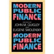 Modern Public Finance by Quigley, John M., 9780674004207