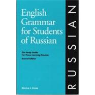 English Grammar for Students of Russian by Cruise, Edwina Jannie, 9780934034210