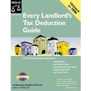 Every Landlord's Tax Deduction Guide by Fishman, Stephen, 9781413304213
