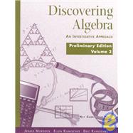 Discovering Algebra Preliminary Edition : An Investigative Approach by Murdock, Jerald, 9781559534215
