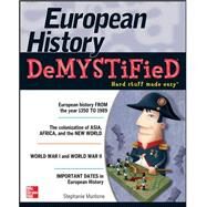 European History DeMYSTiFieD by Muntone, Stephanie, 9780071754217
