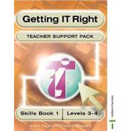 Getting It Right Teacher Support Packs 1 Levels 3-4 by Page, Alison; Shepard, Tristram, 9780748744220