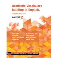 Academic Vocabulary Building in English, Intermediate by Juffs, Alan; Davis, Betsy; McCormick, Dawn E.; Mizera, Greg; O'Neill, M. Christine, 9780472034222