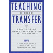 Teaching for Transfer by Anne McKeough, 9781135444228