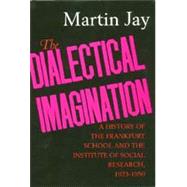 The Dialectical Imagination by Jay, Martin, 9780520204232