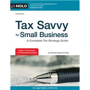 Tax Savvy for Small Business by Daily, Frederick W., 9781413324235