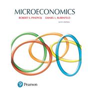 Microeconomics by Pindyck, Robert; Rubinfeld, Daniel, 9780134184241