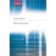 Bare Syntax by Boeckx, Cedric, 9780199534241