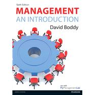 Management by Boddy, David, 9781292004242
