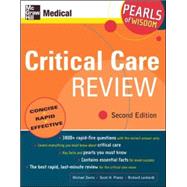 Critical Care Review: Pearls of Wisdom, Second Edition by Zevitz, Michael; Plantz, Scott; Lenhardt, Richard, 9780071464246