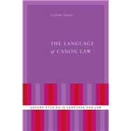 The Language of Canon Law by Hahn, Judith, 9780197674246