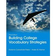 Building College Vocabulary Strategies by Pabis, Darlene C.; Hamer, Arden B., 9780321844255