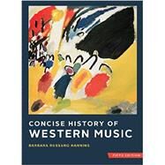Concise History of Western Music with Total Access registration card by Hanning, Barbara Russano, 9780393124255