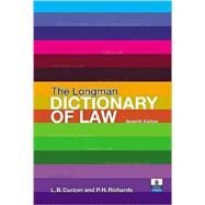 Longman's Dictionary of Law by Curzon, Leslie B.; Richards, Paul H., 9780582894266