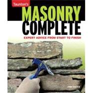 Taunton's Masonry Complete by Macfie, Cody; Ross, John, 9781600854279